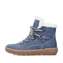 Rieker Women'S Corded Boots Sky Blue