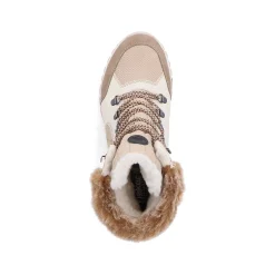 Rieker Women'S Corded Boots Brown Beige
