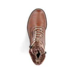 Rieker Women'S Corded Boots Chestnut Brown