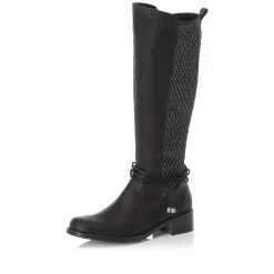 Rieker Women'S High-Shaft Boots Deep Black