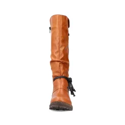 Rieker Women'S High-Shaft Boots Caramel Brown
