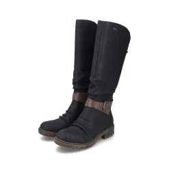 Rieker Women'S High-Shaft Boots Deep Black