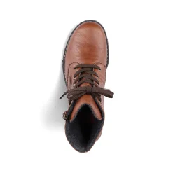Rieker Women'S Laced Boots Caramel Brown