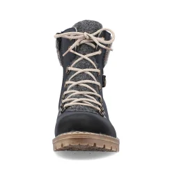 Rieker Women'S Laced Boots Ocean Blue