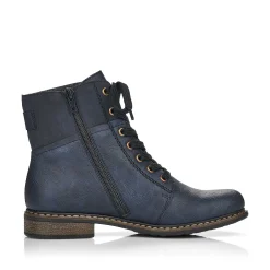Rieker Women'S Laced Boots Ocean Blue