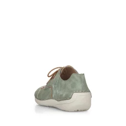 Rieker Women'S Lace-Up Shoes Green Gray