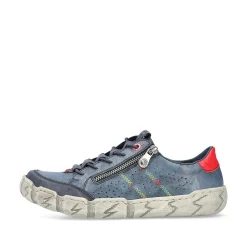 Rieker Women'S Lace-Up Shoes, Slate Blue