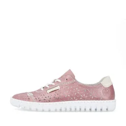 Rieker Women'S Lace-Up Shoes, Blood Pink