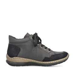 Rieker Women'S Lace-Up Shoes Anthracite