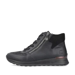 Rieker Women'S Lace-Up Shoes Deep Black