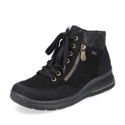 Rieker Women'S Lace-Up Shoes Deep Black