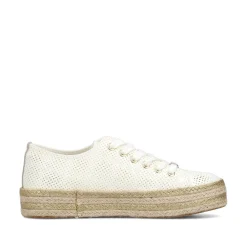 Rieker Women'S Lace-Up Shoes Swan White