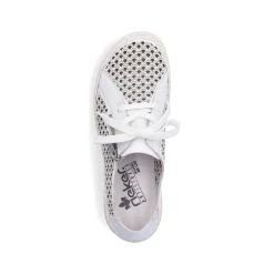 Rieker Women'S Lace-Up Shoes Pure White