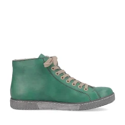 Rieker Women'S Lace-Up Shoes Emerald Green