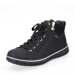 Rieker Women'S Lace-Up Shoes Deep Black