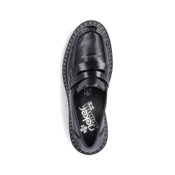 Rieker Women'S Loafers Graphite Black