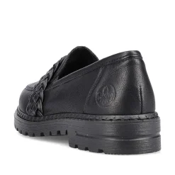 Rieker Women'S Loafers Graphite Black