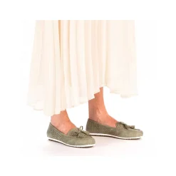 Rieker Women'S Loafers Green Grey