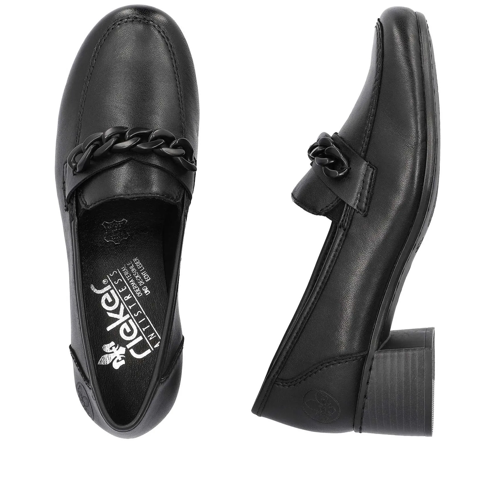 Rieker Women'S Loafers Midnight Black