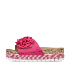 Rieker Women'S Mules Blood Pink