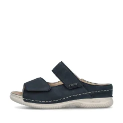 Rieker Women'S Mules Blue Gray
