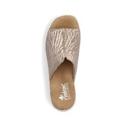 Rieker Women'S Mules Brown Beige