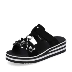 Rieker Women'S Mules Graphite Black