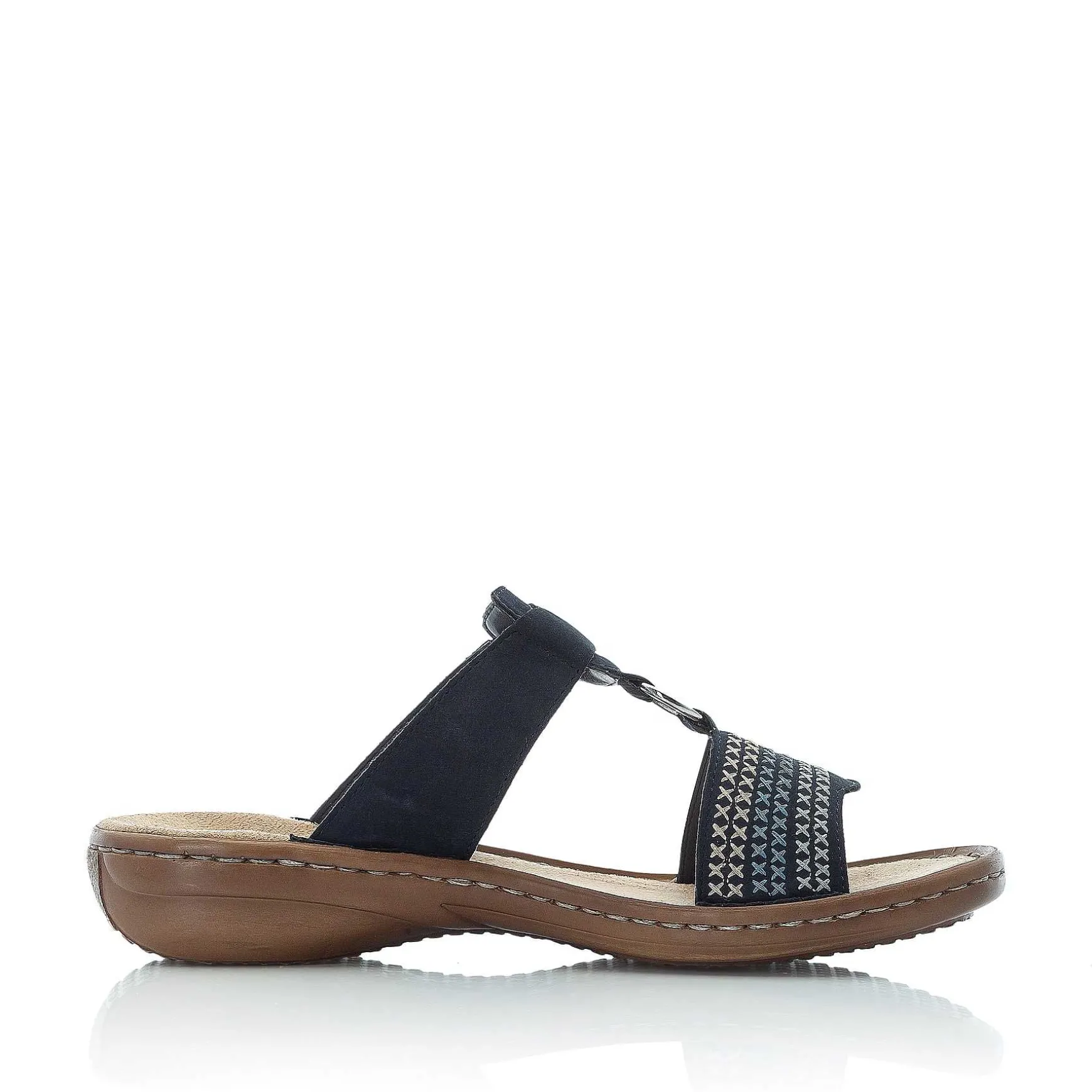 Rieker Women'S Mules Navy Blue