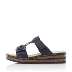 Rieker Women'S Mules Pacific Blue