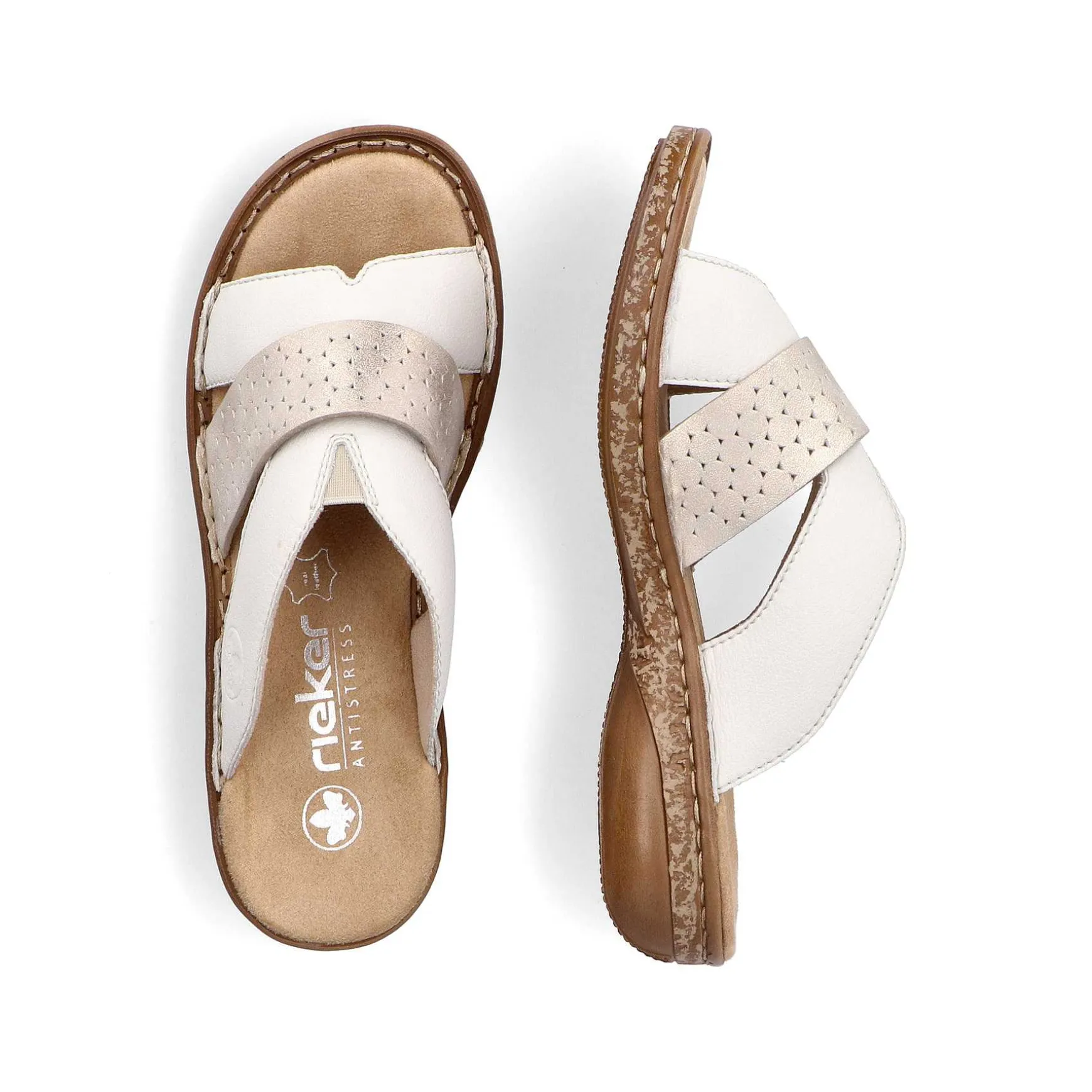Rieker Women'S Mules Pure White