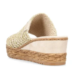 Rieker Women'S Mules Sand Beige