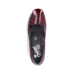 Rieker Women'S Pumps Metallic Red