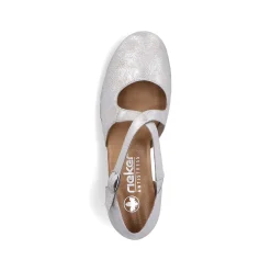 Rieker Women'S Pumps Silver-Platinum