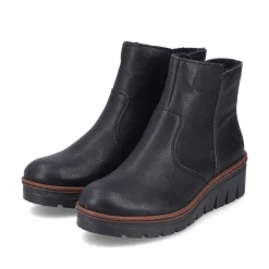 Rieker Women'S Short Boots Graphite Black