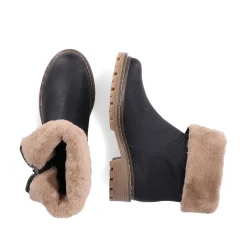 Rieker Women'S Short Boots Asphalt Black