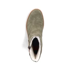 Rieker Women'S Short Boots Green Gray