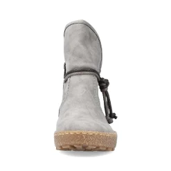 Rieker Women'S Short Boots Silver Gray