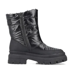 Rieker Women'S Short Boots Glossy Black