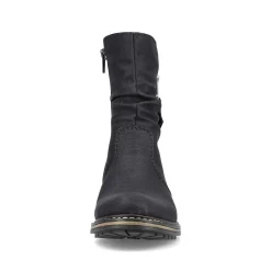 Rieker Women'S Short Boots Graphite Black