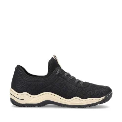 Rieker Women'S Slippers Asphalt Black