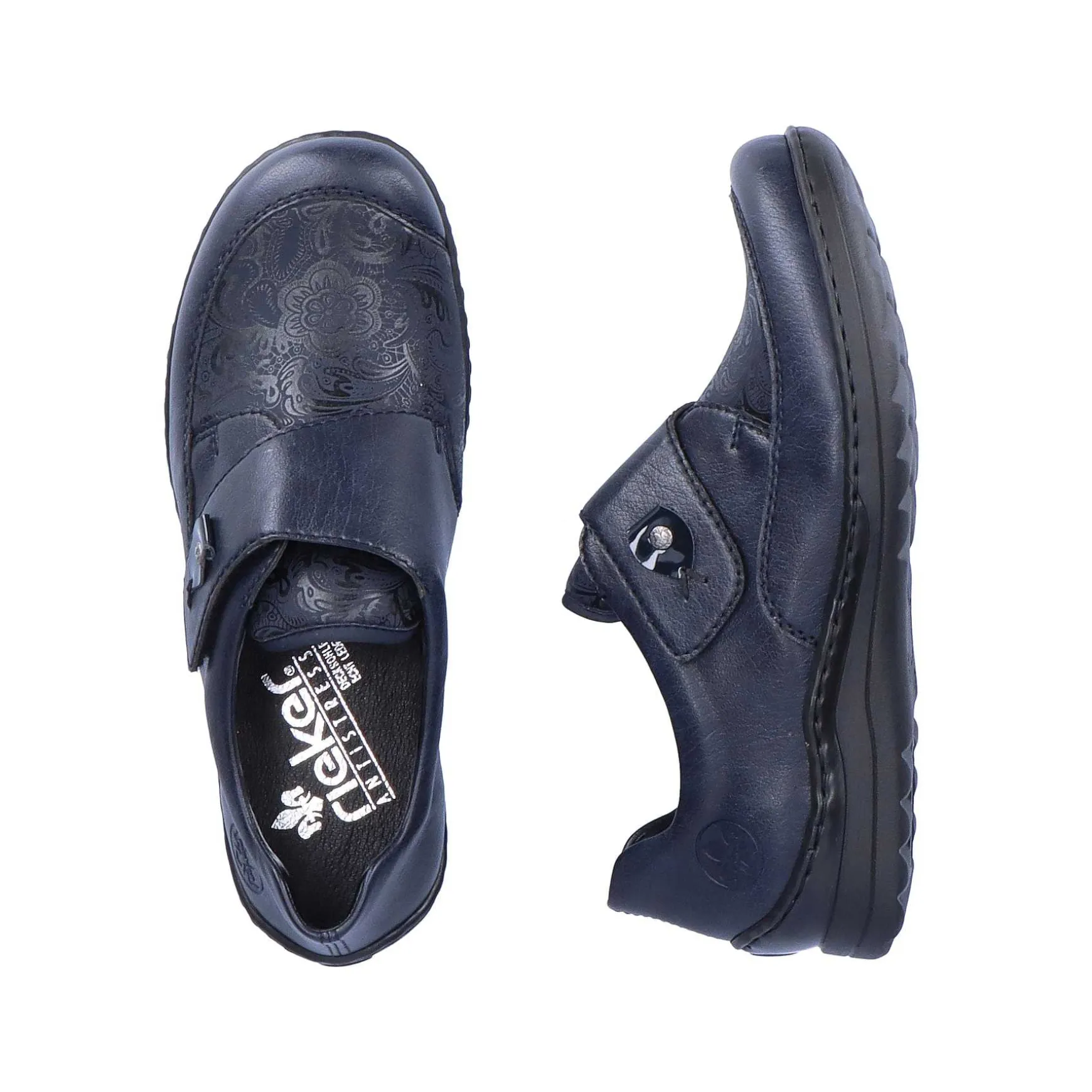 Rieker Women'S Slippers Dark Blue