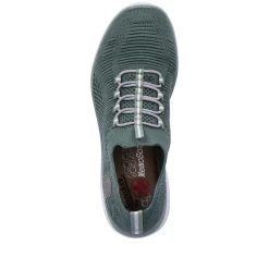 Rieker Women'S Slippers Green Blue