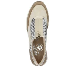Rieker Women'S Slippers Light Beige