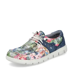 Rieker Women'S Slippers Multi-Denim Blue