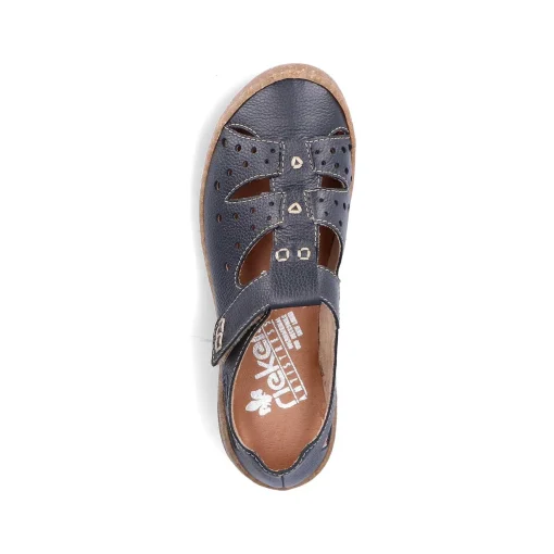 Rieker Women'S Slippers Navy Blue