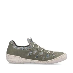 Rieker Women'S Slippers Olive Green