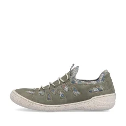 Rieker Women'S Slippers Olive Green