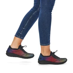 Rieker Women'S Slippers Rainbow Colors