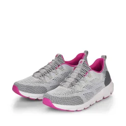 Rieker Women'S Slippers Silver Grey