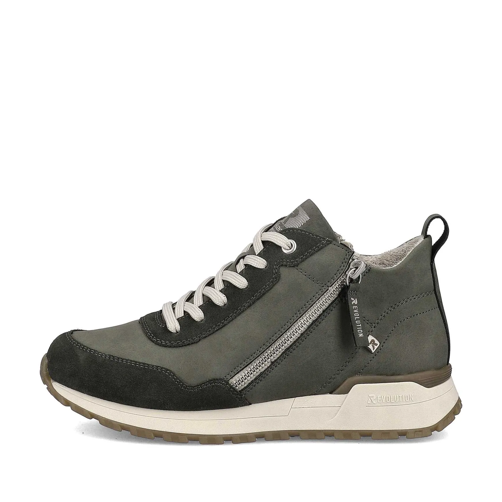 Rieker Women'S Sneaker High Leaf Green